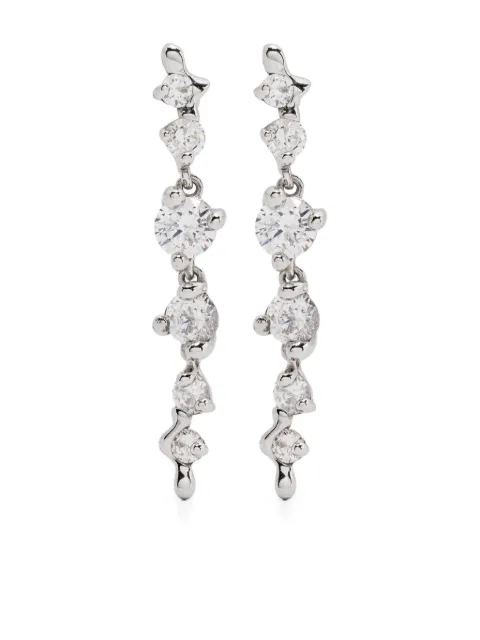 Maria Black Arctic stud earrings Silver 101105AGMPAIR