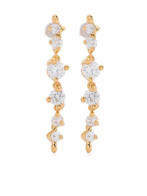 Maria Black medium Artic earrings Gold 101105YGMPAIR
