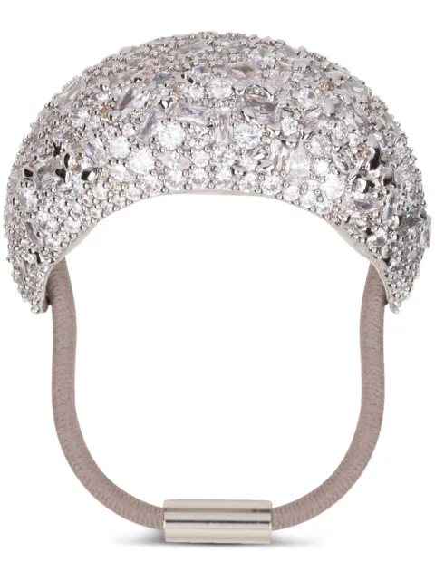 Jennifer Behr Czarina pony wrap Silver 50CB20