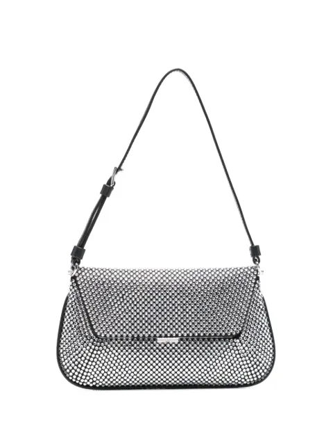 Amina Muaddi mini Ami Crystal shoulder bag Black C9B352142AMI