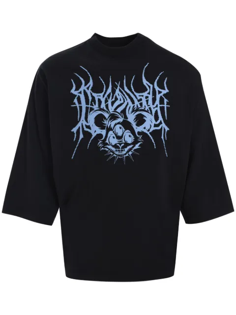 COUNTY OF MILAN logo-print t-shirt Black CMAA05BS25JER002