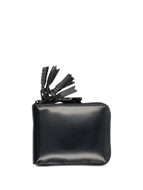 Comme Des Garçons Wallet tassel-zip leather wallet Black SA7100ZM