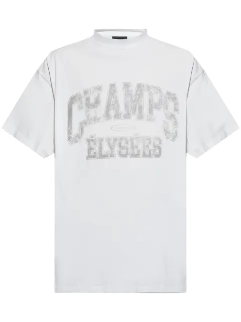 Balenciaga Champs-élysées T-Shirt White 787349TRVN1