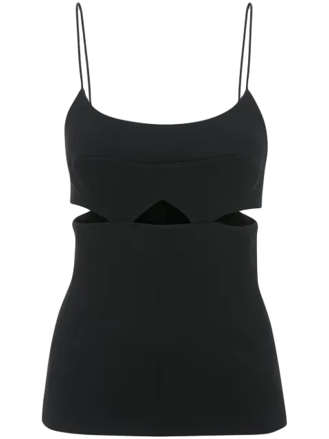 Victoria Beckham cut-out tank top Black 1125WTP006159A