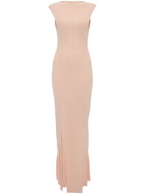 Victoria Beckham pleat-detailing sleeveless maxi dress Pink 1125KDR006098A