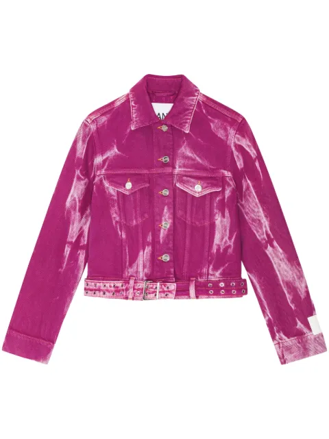 GANNI tie-dye jacket Pink J1716