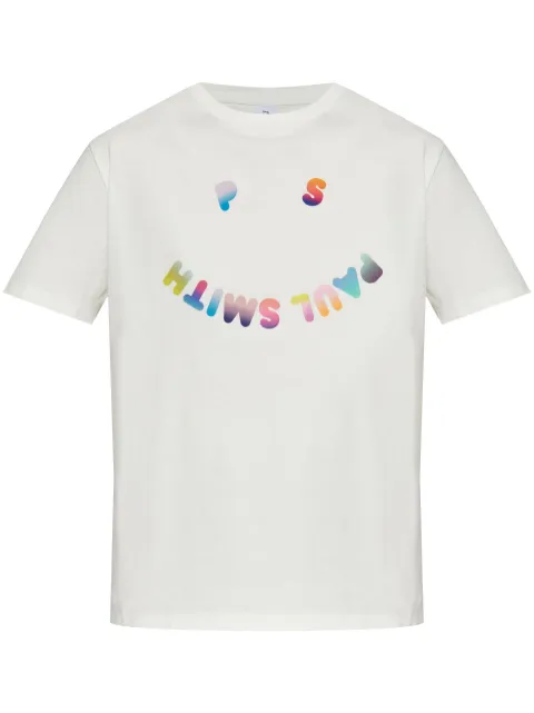 PS Paul Smith Happy Gradient T-shirt White W2R232VPP4959