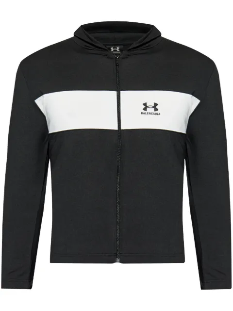Balenciaga x Under Armour logo-embroidered hoodie Black 813821TRVX2