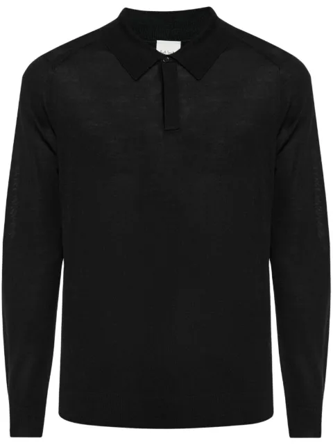 Paul Smith merino polo shirt Black M1R241ZP02093