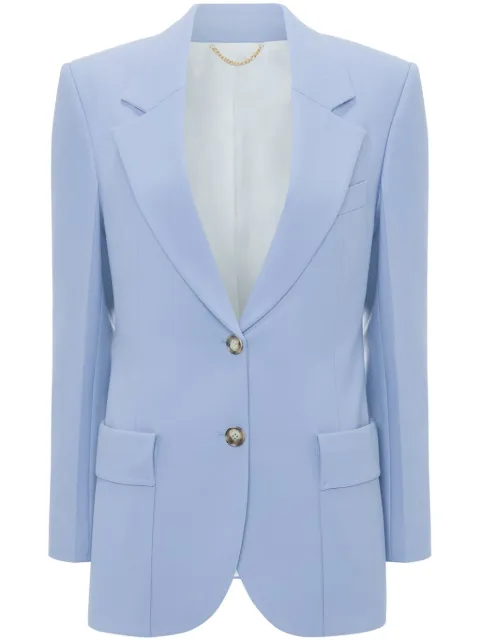 Victoria Beckham single-breasted blazer Blue 1125WJK005997A