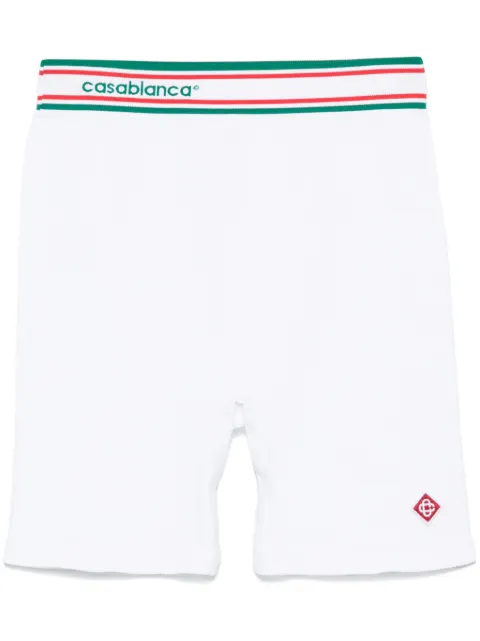 Casablanca seamless sports shorts White WPS25ACT02501