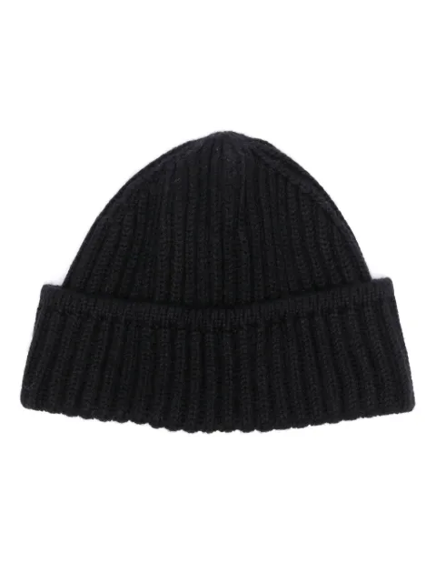 Blanca Vita chunky-knit beanie hat Black 138P