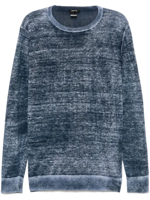 Avant Toi dyed sweater Blue 225SU3600LCAVH