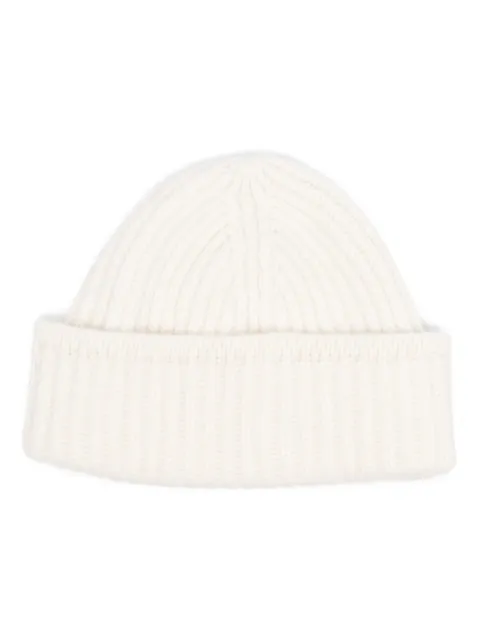 Blanca Vita chunky-knit beanie hat White 138P
