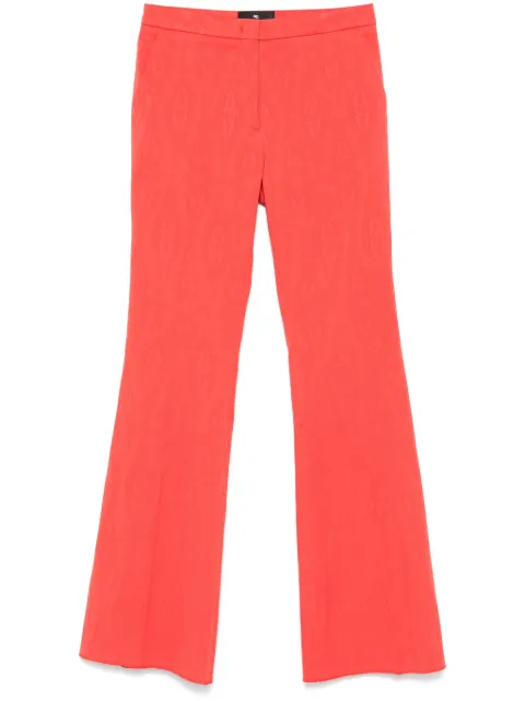 ETRO paisley-jacquard trousers Orange WREA001199TJEB8