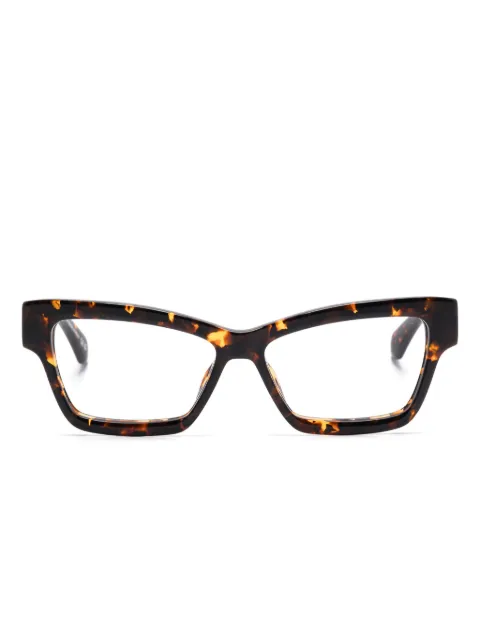 Off-White Eyewear Style 77 glasses Brown OERJ077