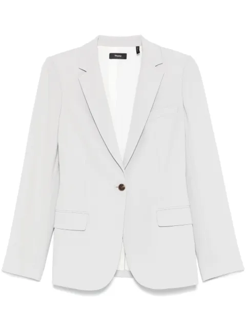 Theory crepe blazer Silver J0709113