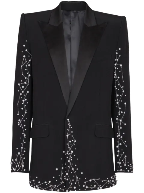 Balmain Constellation 1B jacket Black EH0SE444PC76