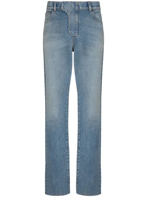 Balmain straight-leg jeans Blue EH0MI083DF44