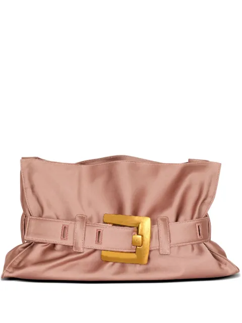 Balmain satin Anthem medium bag Pink EN0KK990TLYS