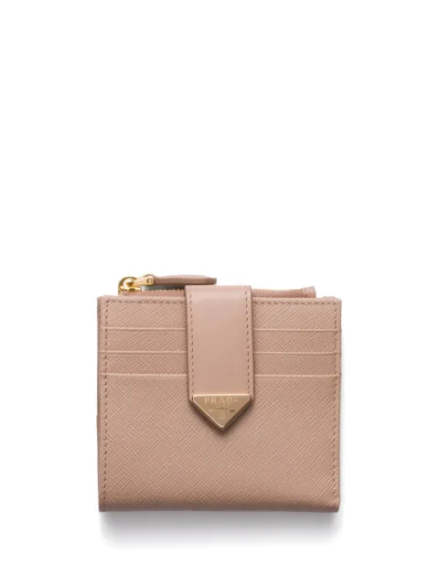 Prada small Saffiano wallet Neutrals 1ML0472DYG