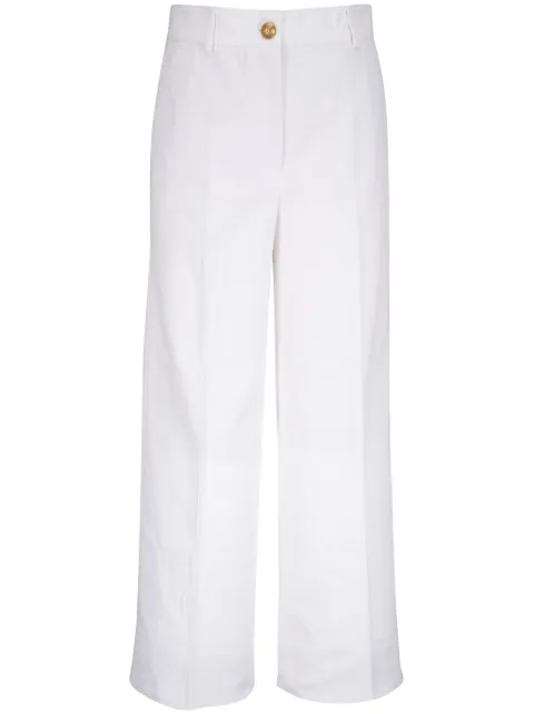 Akris Punto creased wide-leg jeans White 250849098819012
