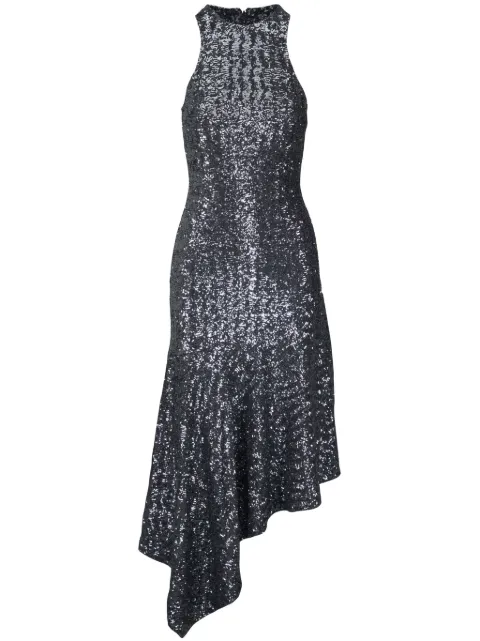 Michael Kors lurex asymmetric dress Grey FDB2130058