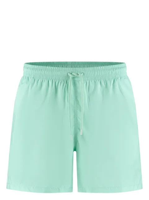 Fedeli logo-patch swim shorts Green 8UE0032074