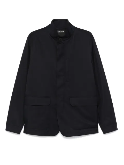Zegna water-repellent jacket Blue UFTC5A9F254