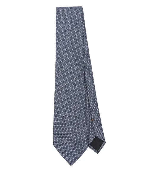 Zegna silk tie Blue Z9D31TA91P8