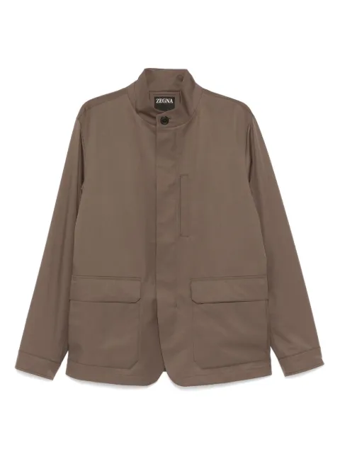 Zegna water-repellent jacket Brown UFTC5A9F254