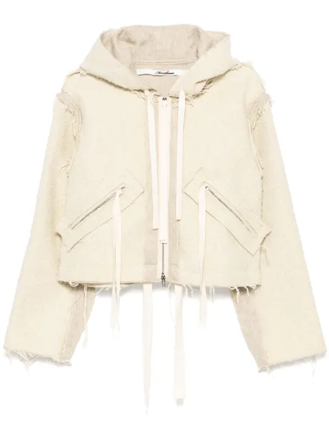 midorikawa raw edge jacket Neutrals MID23AWBL03