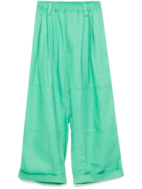 MERYLL ROGGE Workware drawstring chino pant Green 600606UF24