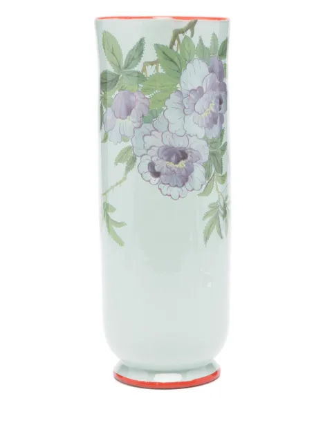 Pierre-Louis Mascia floral-print vase (33cm x 10cm) Blue VASEAP16