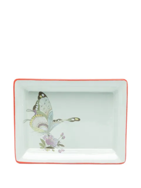 Pierre-Louis Mascia butterfly-print tray (17cm x 22cm) Blue TRAYAP14