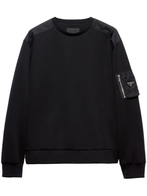 Prada panelled sweatshirt Black UJL03CSOOO11JE
