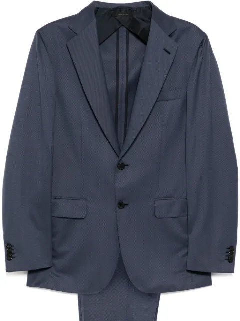 Brioni patch pocket suit set Blue RA9U1TOCA224200