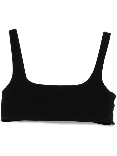 Nanushka bralette crop top Black NW25RSTP20099