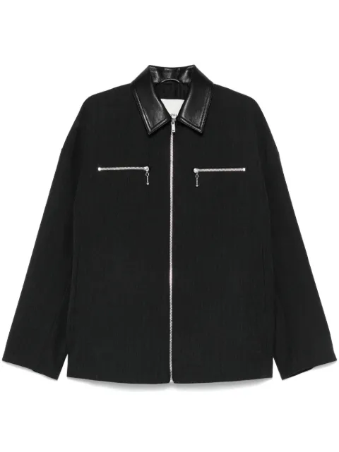 Nanushka Malachi shirt jacket Grey NM25RSJK06594