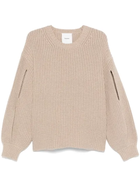 Nanushka cut out-detail sweater Neutrals NW25RSSW11674