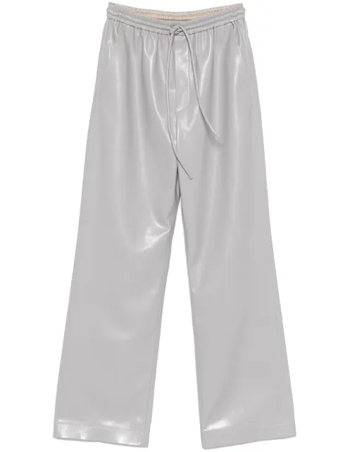 Nanushka faux-leather trousers Grey NW25RSPA06492