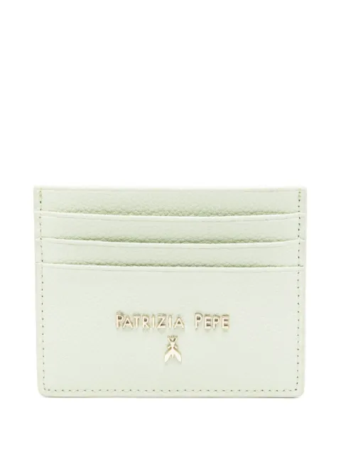 Patrizia Pepe logo-lettering card holder Green CQ7001L001