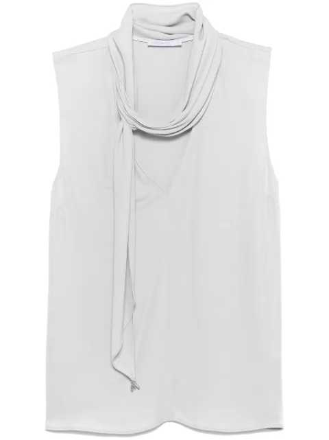 Patrizia Pepe crepe top Grey 8C0762A540