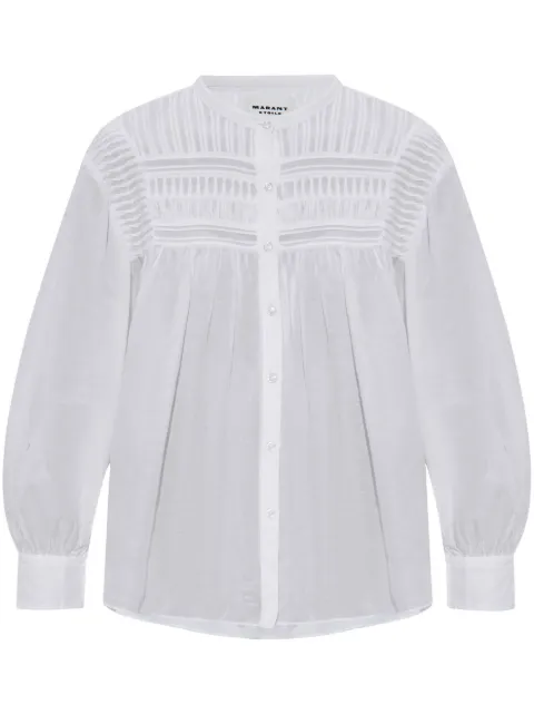 MARANT ÉTOILE Plalia blouse White HT0002FCB3J04E
