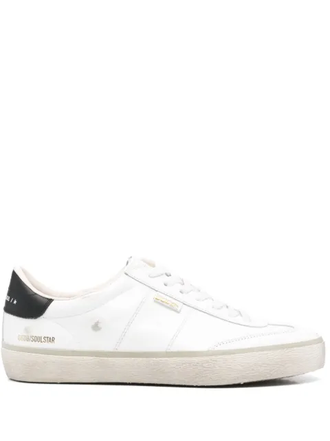 Golden Goose Soul-Star leather lace up sneakers White GMF00464F006932