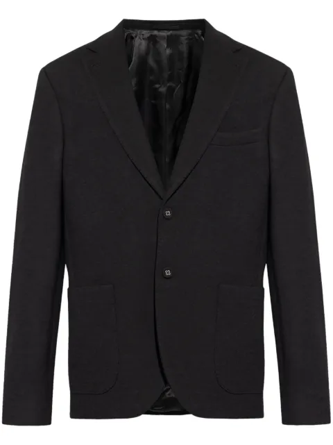 Officine Generale single-breasted blazer Black S25MTLG401