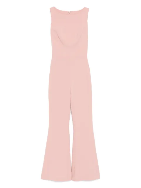 Isabel Sanchis boatneck flare jumpsuit Pink BARD1003