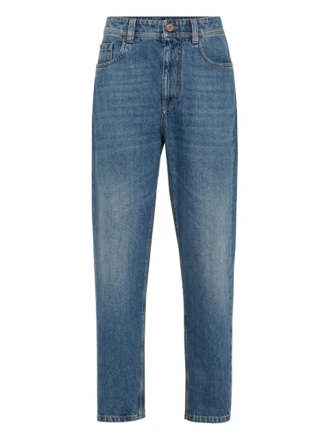 Brunello Cucinelli baggy tapered jeans Blue MA095P5319C8349