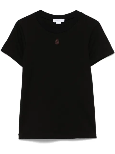Alexander McQueen cotton T-shirt Black 819193QLAEH