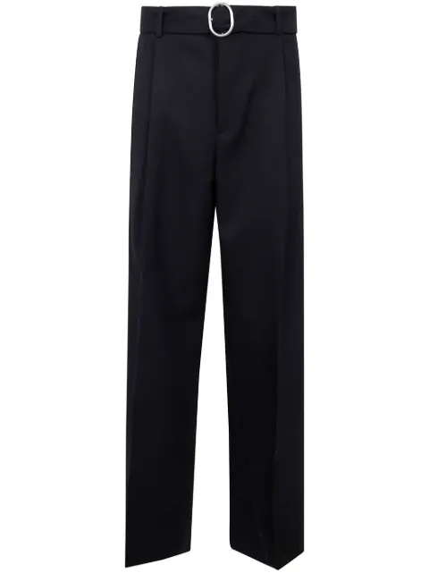 Jil Sander belted trousers Black J22KA0272J40002